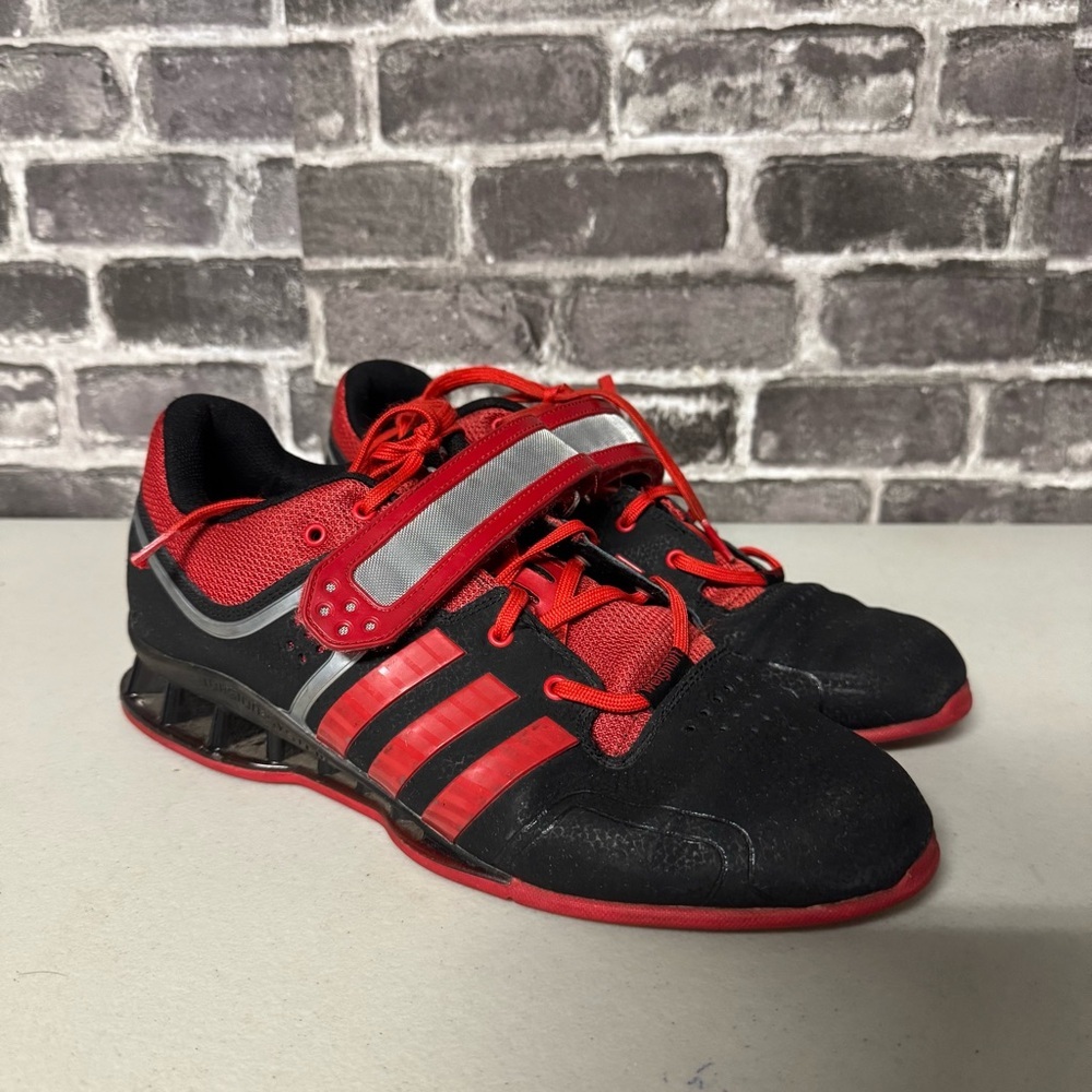 Adidas Adipower Weightlifting Shoes Black Red